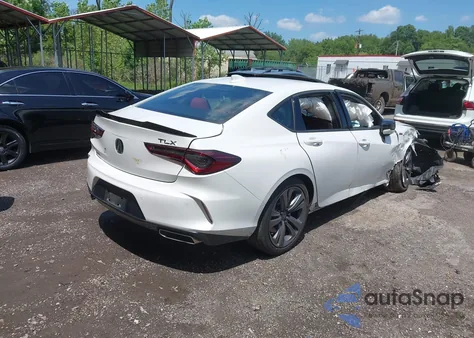 2021 Acura Tlx A-Spec Package из США, поврежденный, VIN 19UUB5F50MA011500